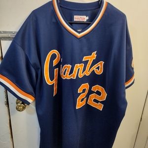 MITCHELL and Ness SAN FRANCISCO GIANTS JACK CLARK JERSEY Sz 3X